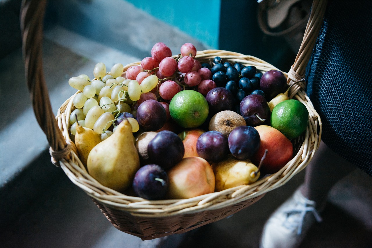 Продукты, богатые калием, включая виноград